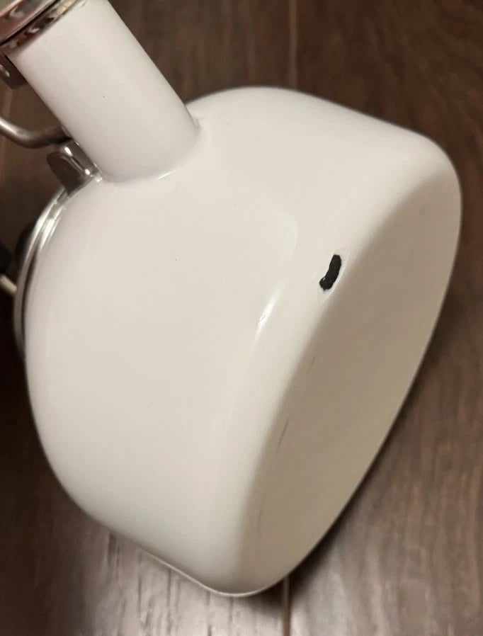 Chantal Landmark Whistling Tea Kettle Teapot White Enamel