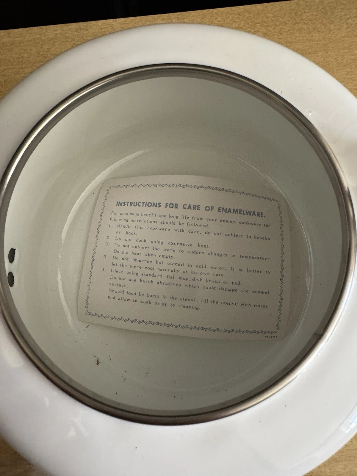 Vtg Martin Leman Cat Enamel Tea Kettle Pot Farmhouse Rustic Retro Bold Print