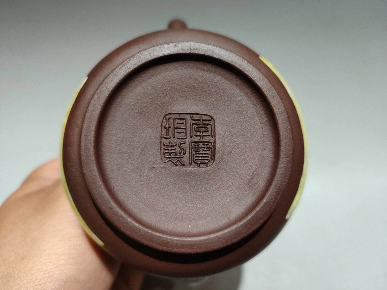 Yixing Teapot Handmade Bird Flower Enamel Traditional Art