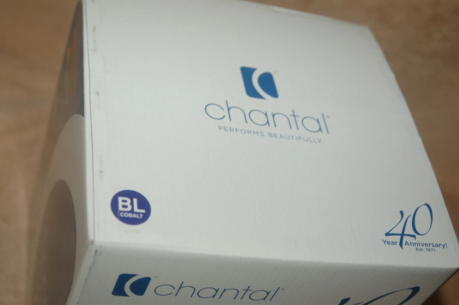 Chantal Enamel On Steel Whistling Teakettle Cobalt Navy Blue New in Open Box 2qt