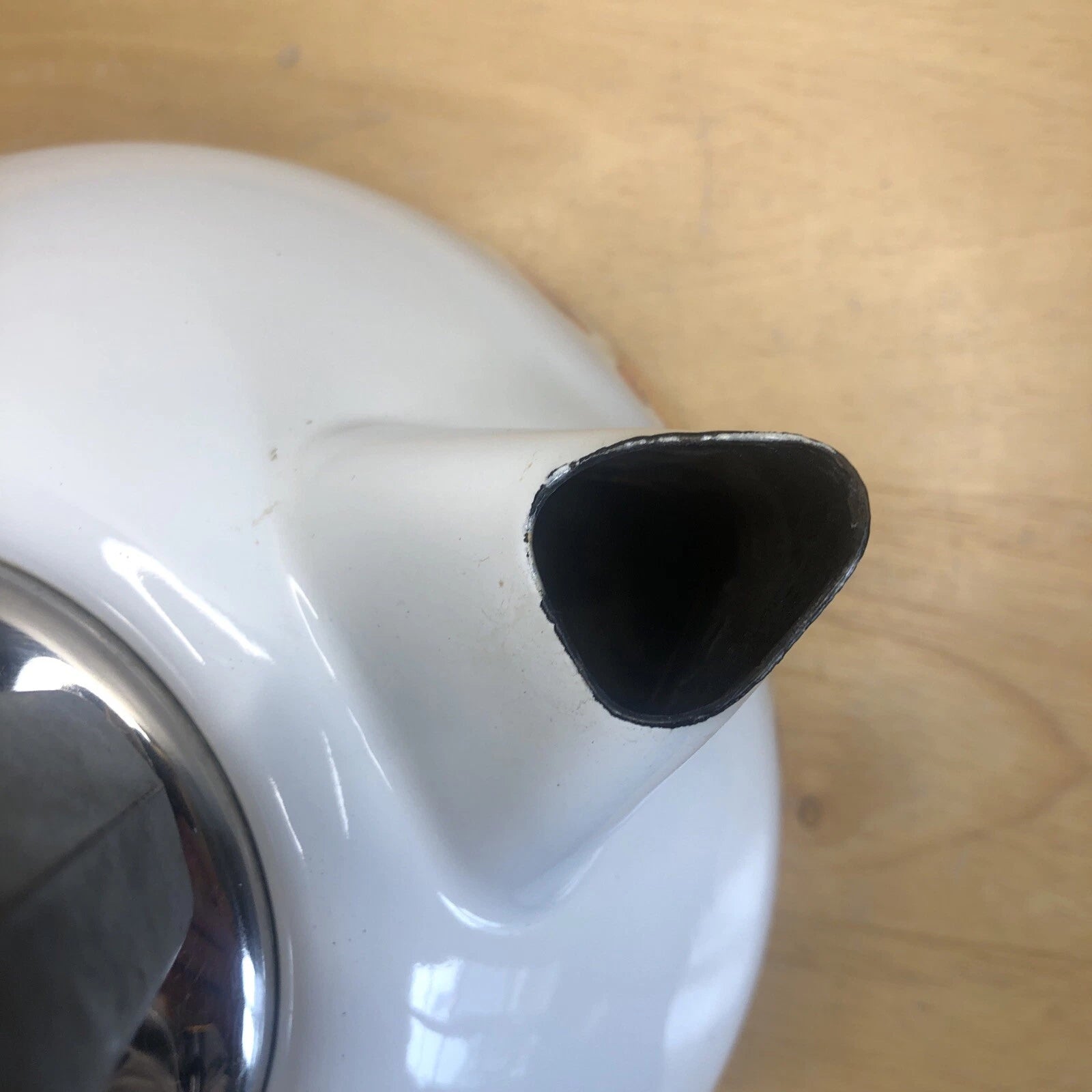 Vintage MCM Villeroy & Boch ACAPULCO Enamel Kettle Stove Top RETRO Teapot