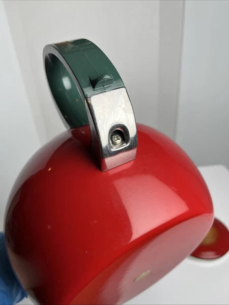 COPCO Red Apple Enamel Teapot Kettle Coffee Pot Kettle 2.5 Qt - Vintage
