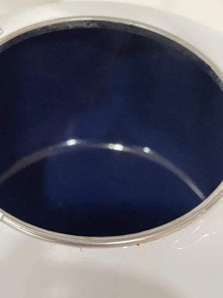 Chantal Tea Kettle White Enamel On Steel 1.7 Qt Black Handle π«