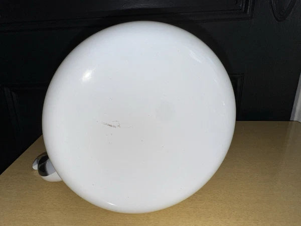 Vtg Martin Leman Cat Enamel Tea Kettle Pot Farmhouse Rustic Retro Bold Print