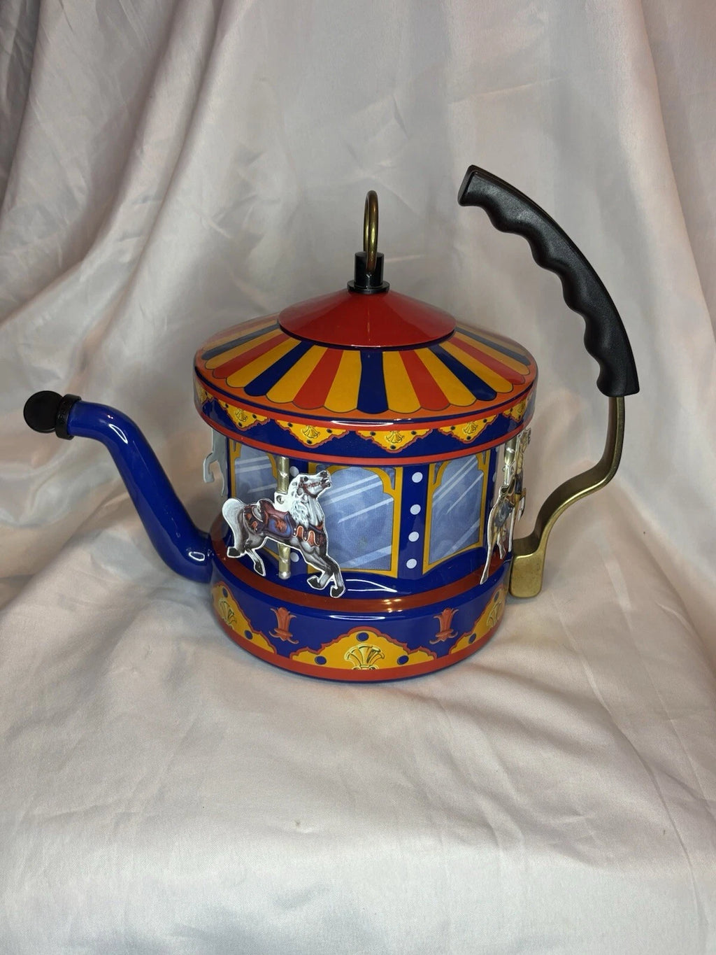 MKI Kamenstein World of Motion Teapot Carousel WITH SPOUT For Display/Parts only