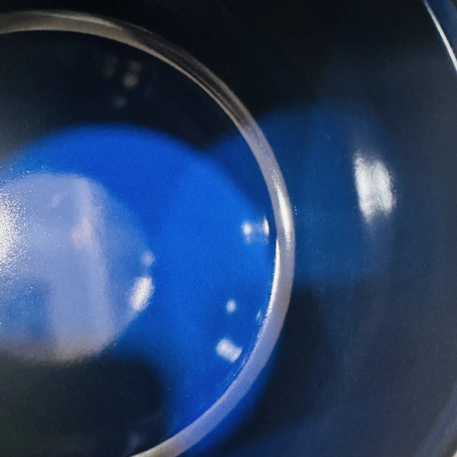 VINTAGE LENOX POPPIES ON BLUE METAL ENAMEL TEA POT KETTLE 8 CUP USA RARE