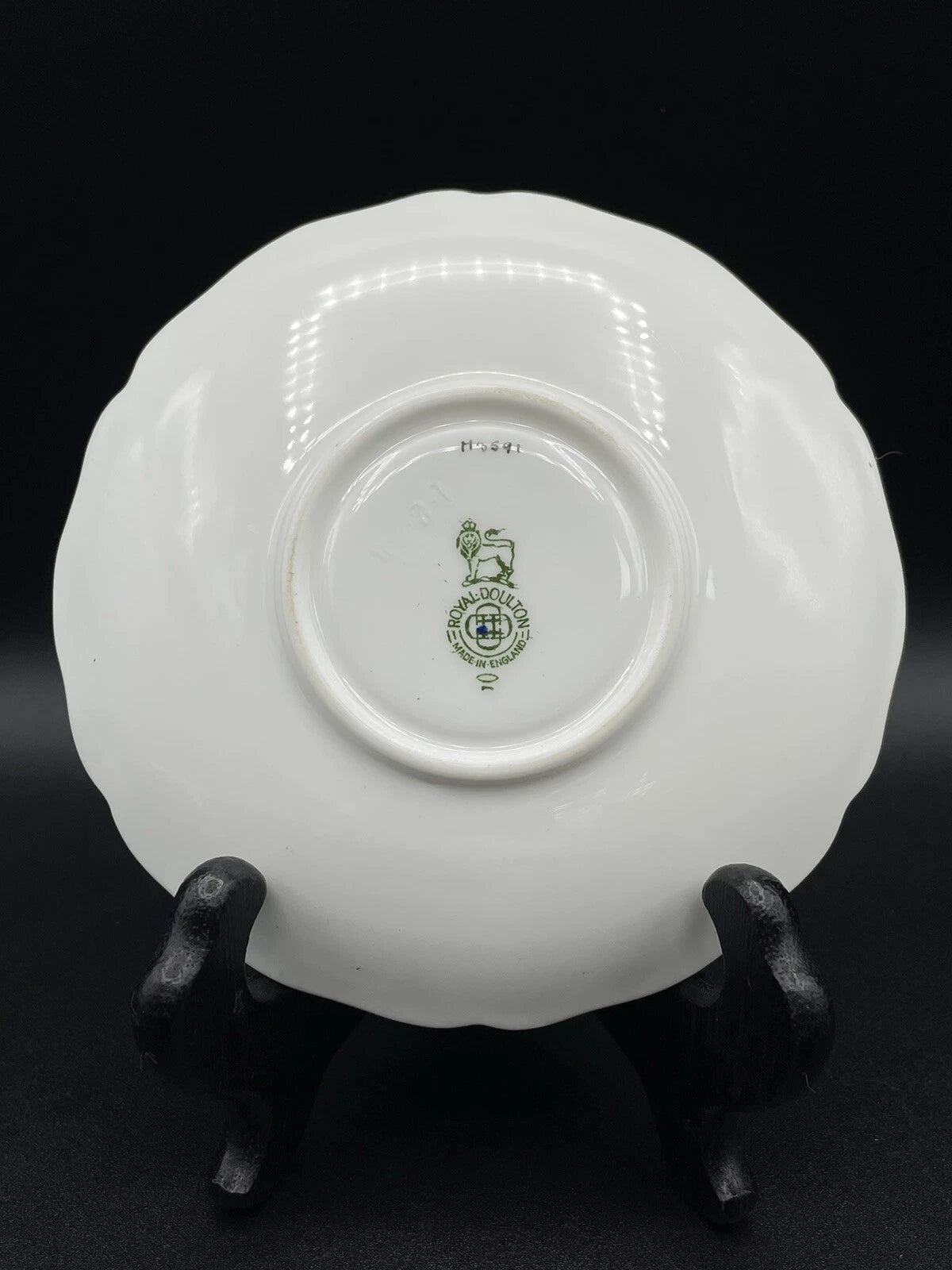 ROYAL DOULTON 1920s Art Deco Tea Set Floral Flowers Hand Painted Enameled