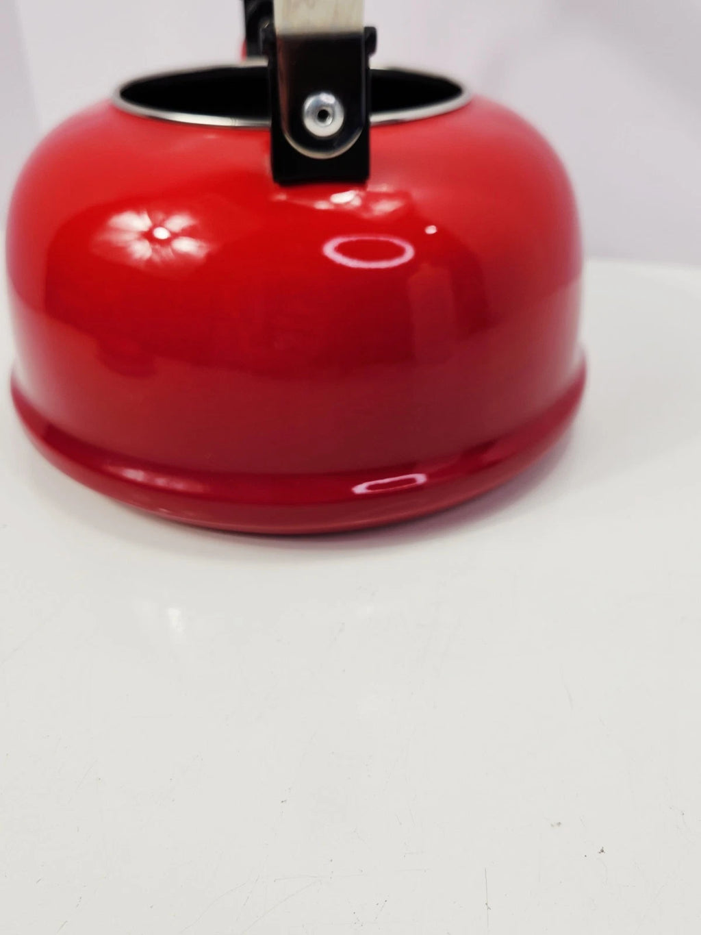 Le Creuset Vintage Tea Kettle Red 1.7 Quart  Whistling Teapot