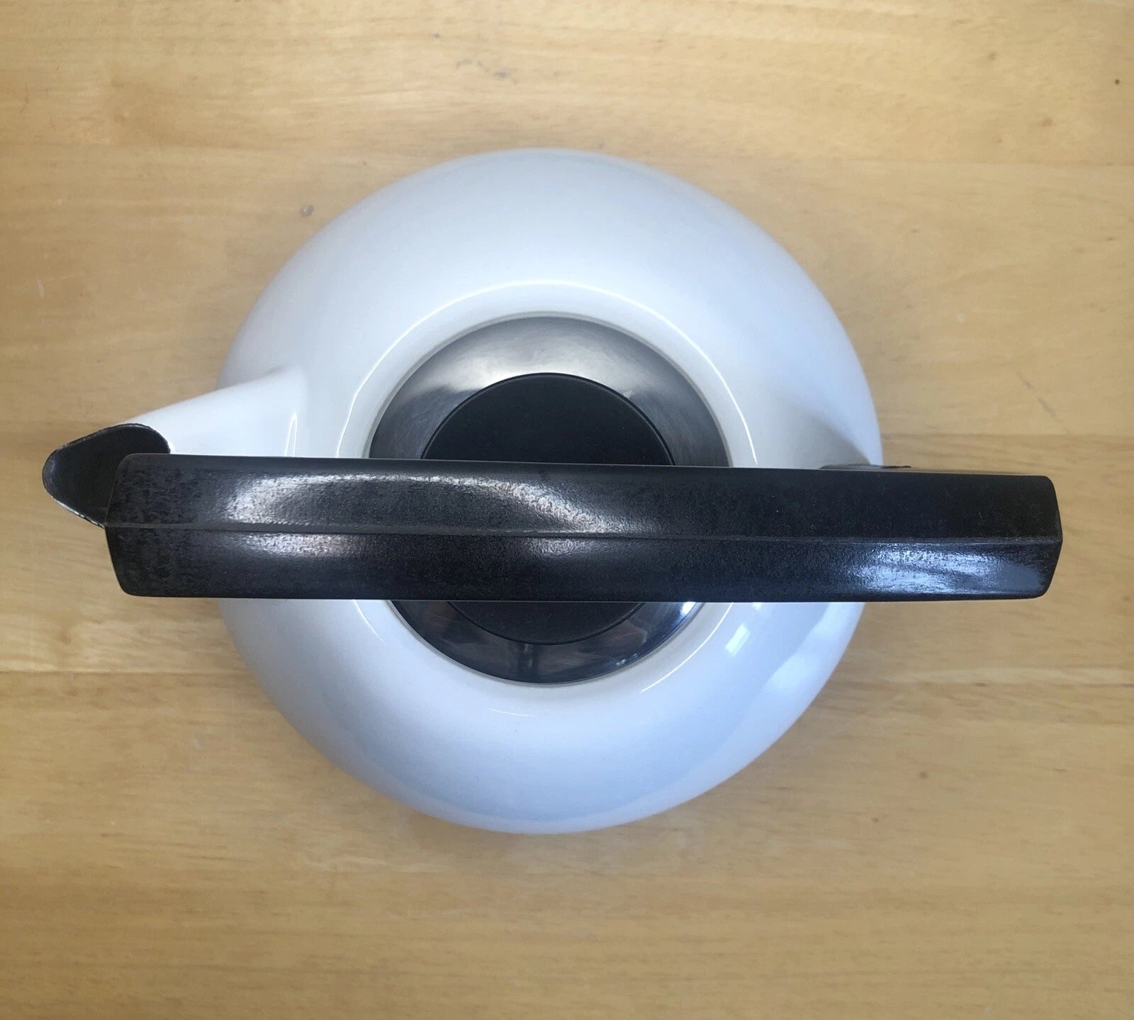 Vintage MCM Villeroy & Boch ACAPULCO Enamel Kettle Stove Top RETRO Teapot