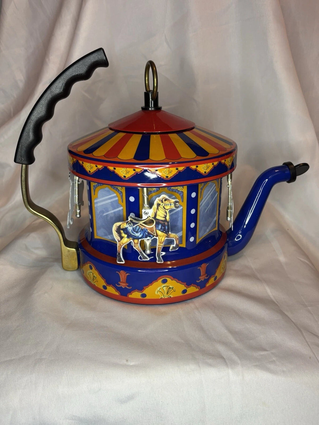MKI Kamenstein World of Motion Teapot Carousel WITH SPOUT For Display/Parts only