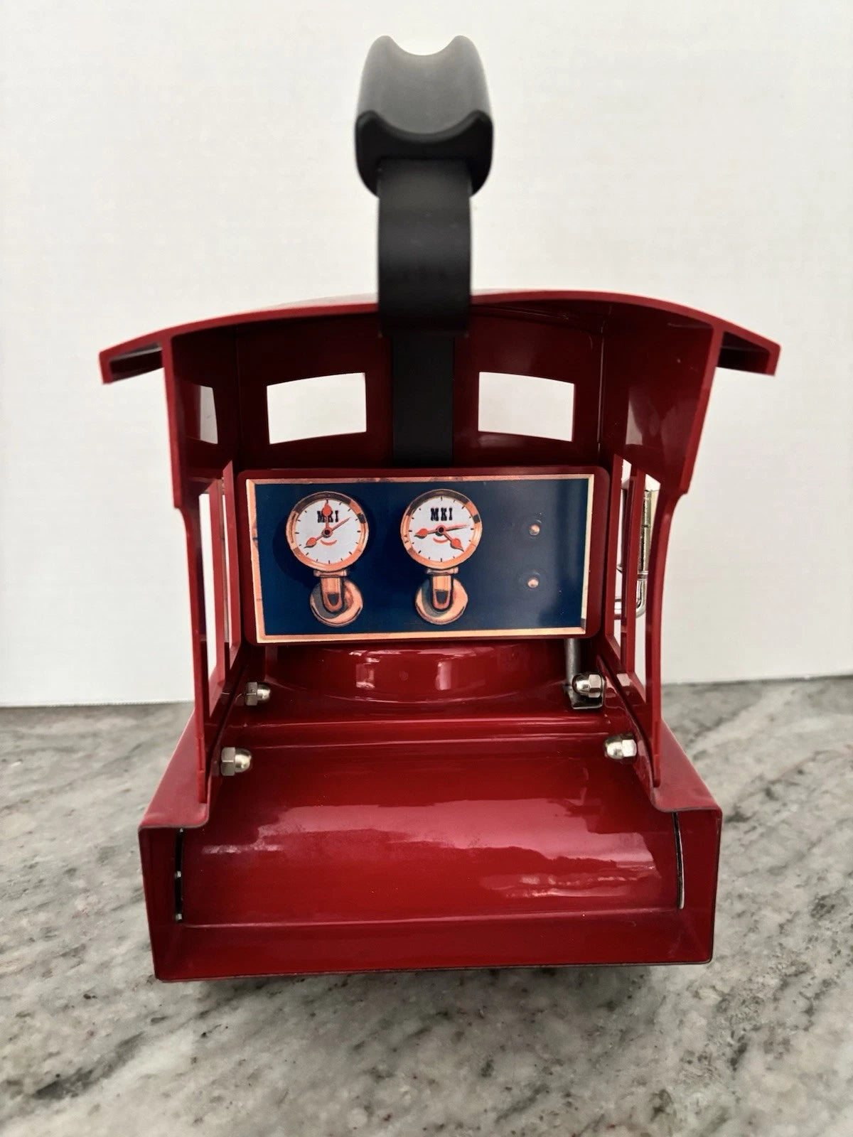 Vintage MKI Kamenstein Tea Kettle Pot World Of Motion Steam Engine Train 613 Red