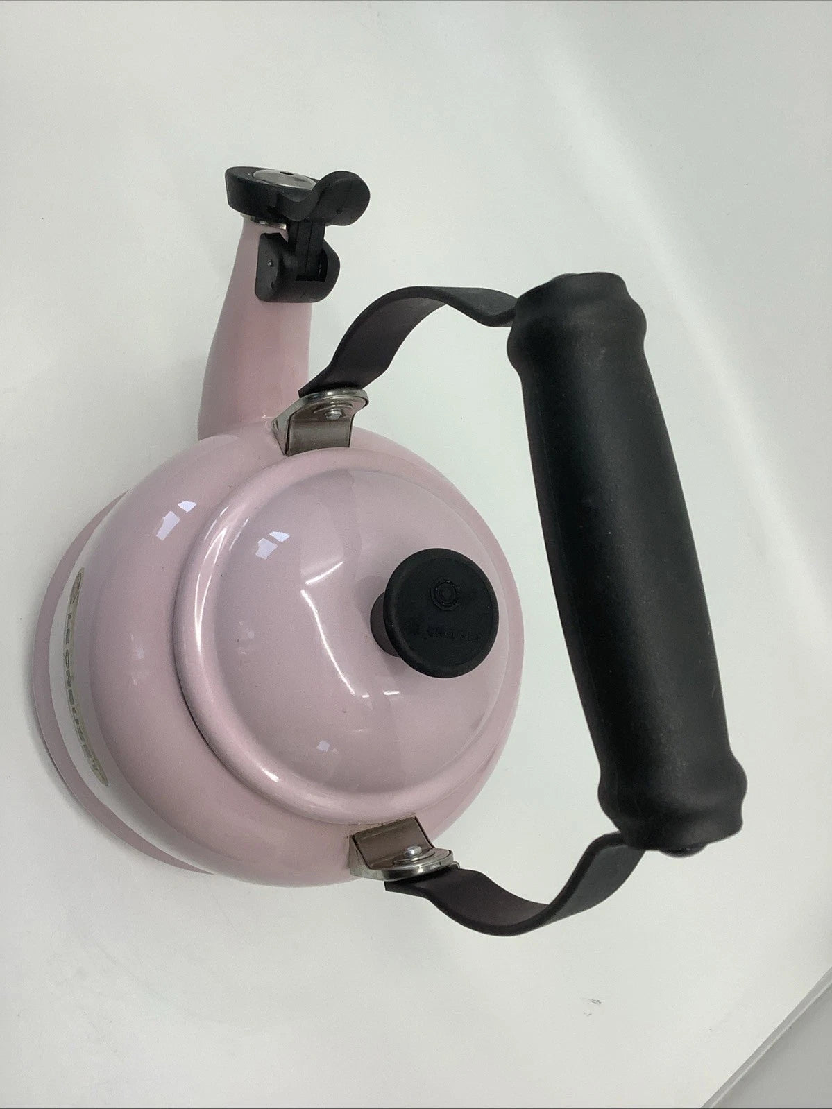 Le Creuset Pink Enamel Whistling Tea Kettle 1.25 Quart