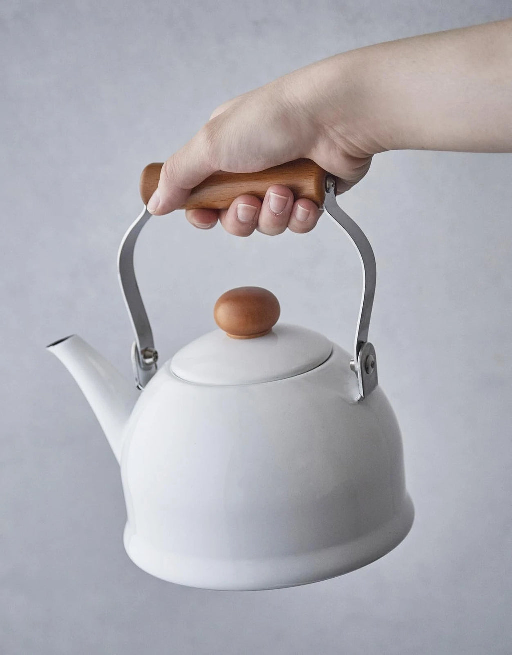 Noda Horo Kettle Enamel 1.5L IH Compatible Made in Japan PO-1.5K