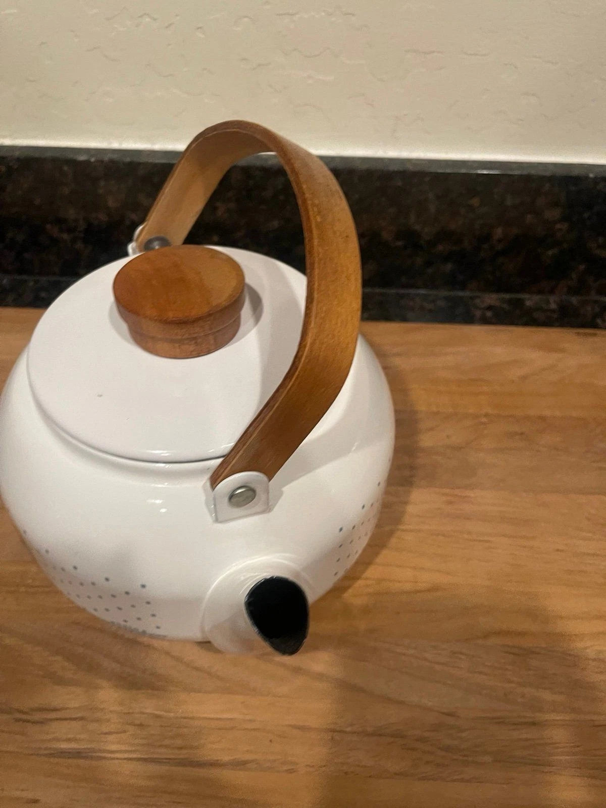 Baker Hart & Stuart Porcelain Enamelware kettle