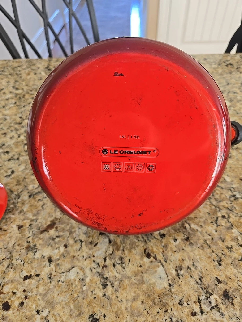 Le Creuset Enamel On Steel Whistling Tea Kettle Cerise Red 1.6 L 1.7 Q