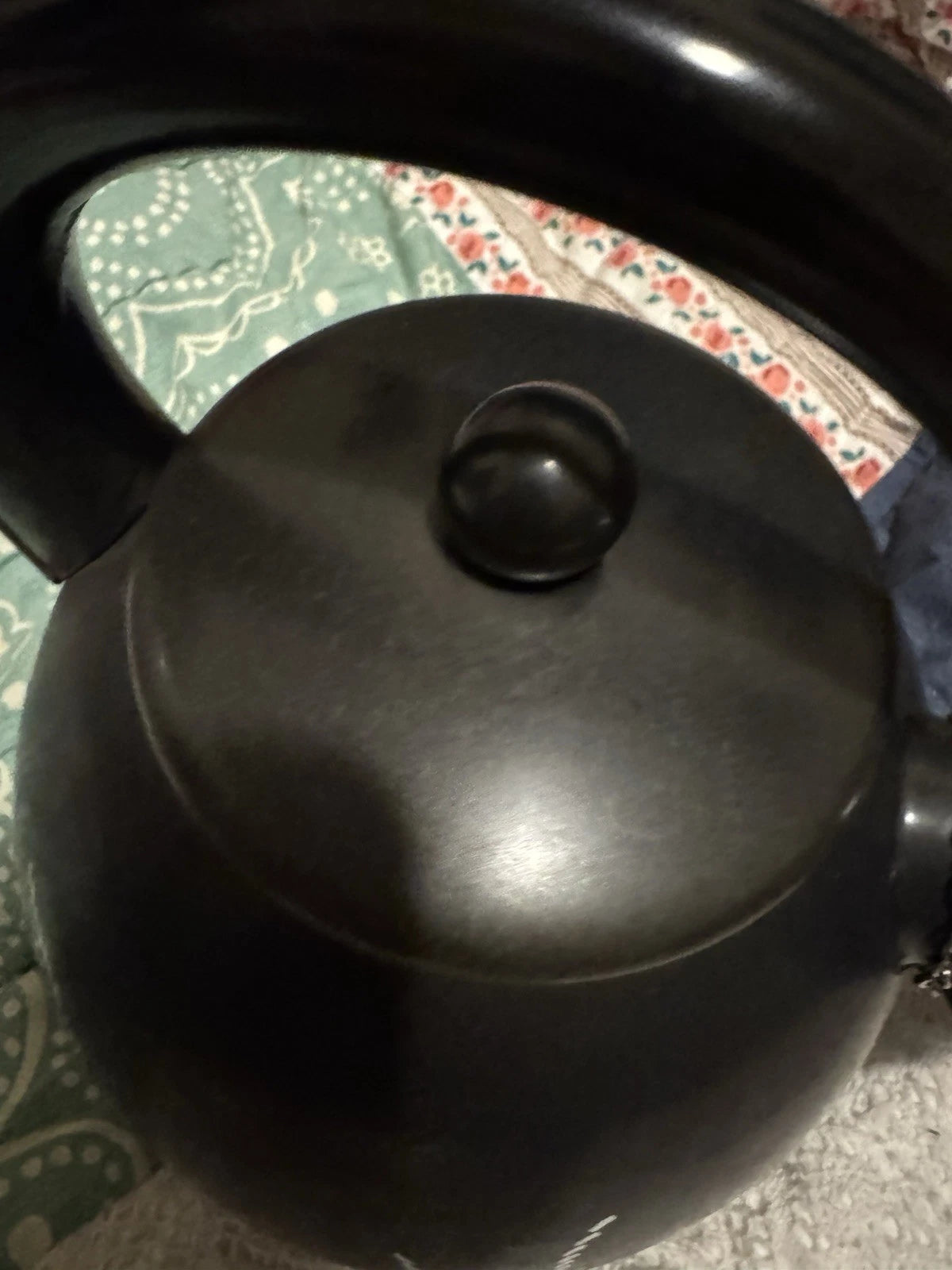 Vintage Rare MM Kamenstein Novelteas TeaCatty Cat Head Whistling Tea Pot