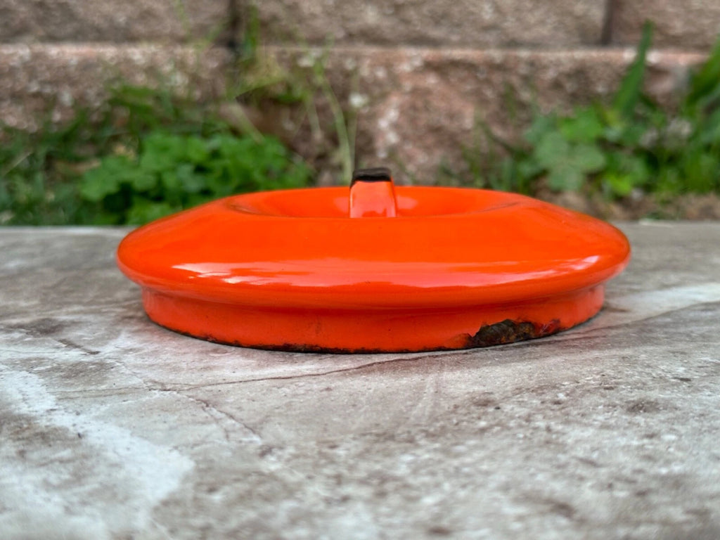 MCM Campfire Enamel Tea Kettle Coffee Pot Vintage Enamelware Teapot Bale Handle
