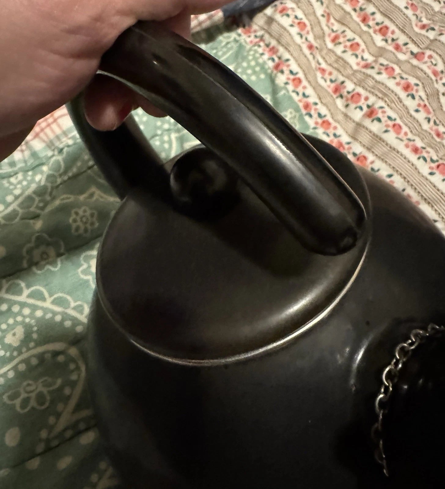 Vintage Rare MM Kamenstein Novelteas TeaCatty Cat Head Whistling Tea Pot