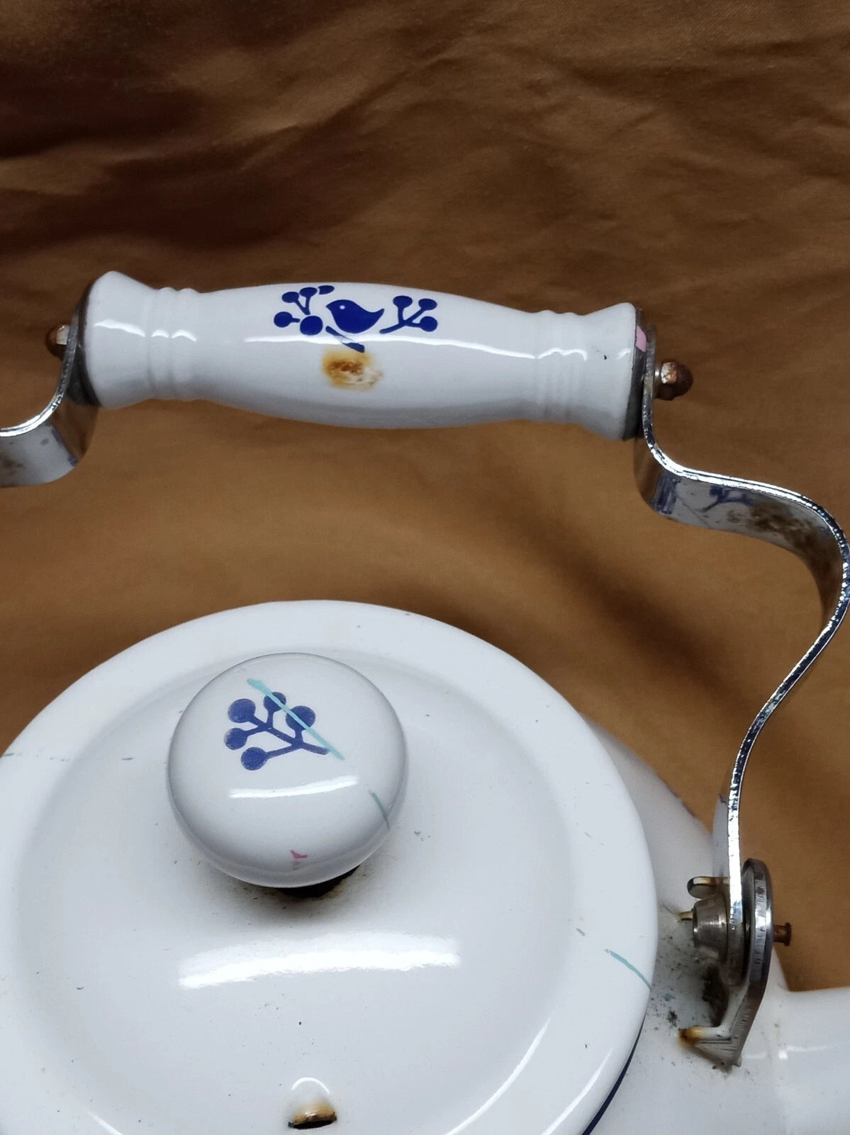 Enameled 2-qt Tea Kettle