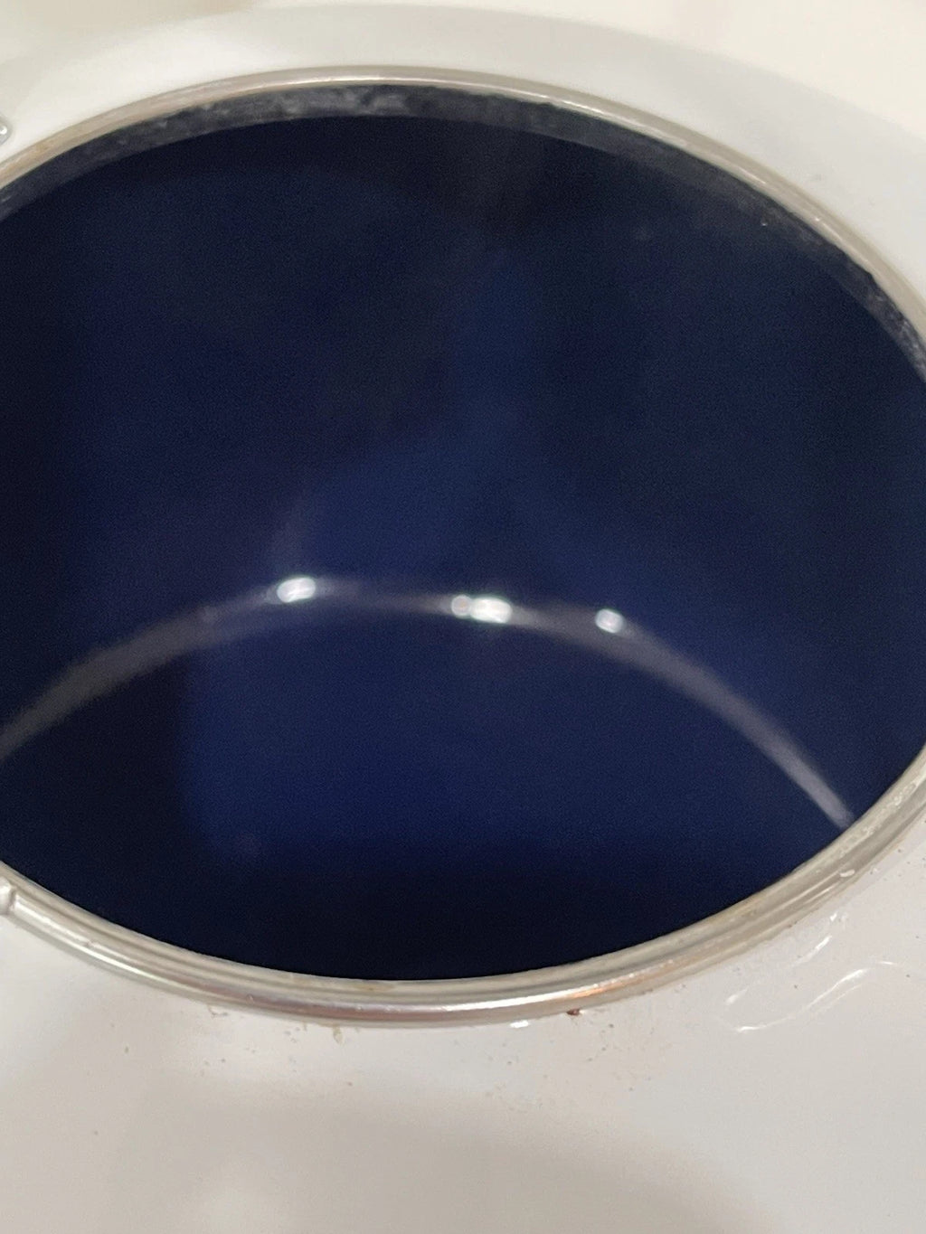 Chantal Tea Kettle White Enamel On Steel 1.7 Qt Black Handle 🫖