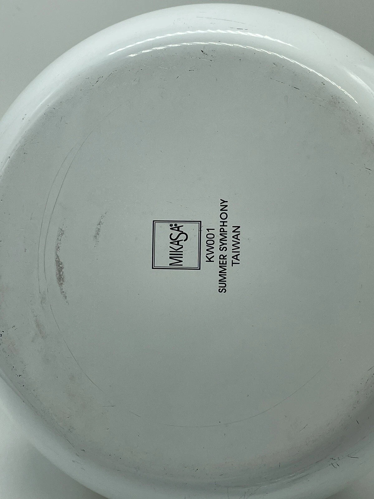 VTG MIKASA ENAMELED METAL TEA POT KETTLE FLOWERS BRASS KW001 SUMMER SYMPHONY