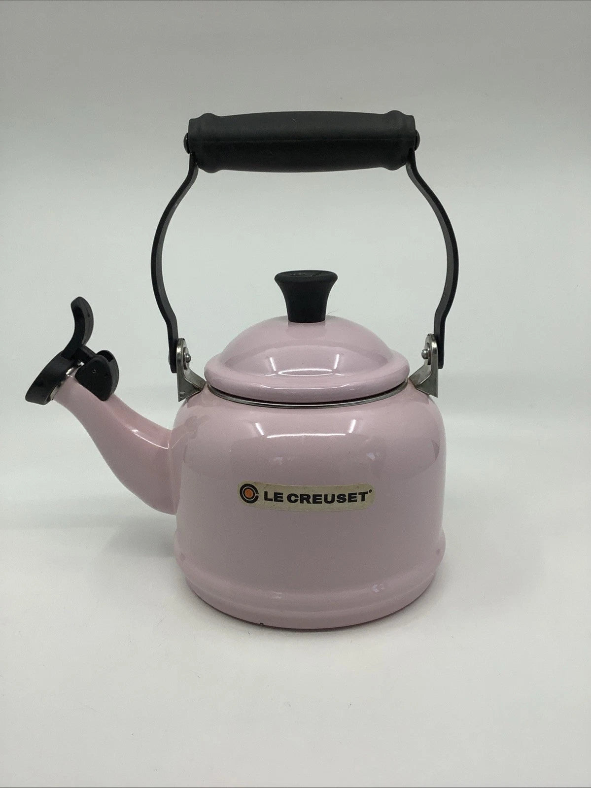 Le Creuset Pink Enamel Whistling Tea Kettle 1.25 Quart