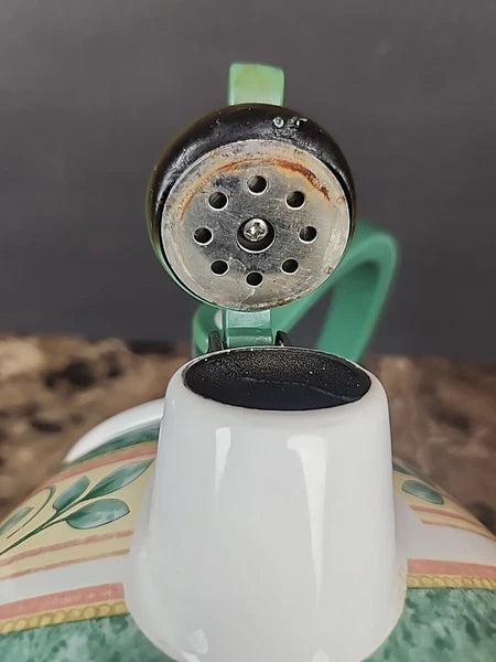 Pfaltzgraff French Quarter Tea Kettle Teapot Enamel on Steel Read Description