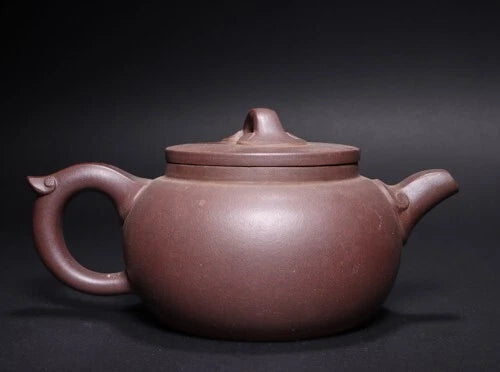 dark-red enameled pottery