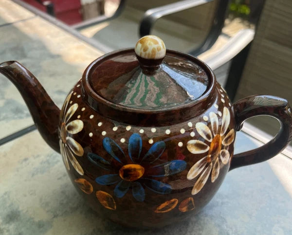 Gorgeous Hand-painted Floral Price Teapot