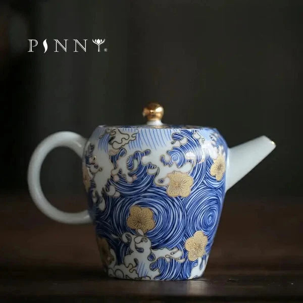 150ml Color Enamel Teapot Porcelain Tea Pot Chinese Kung Fu Tea Set Tea Service