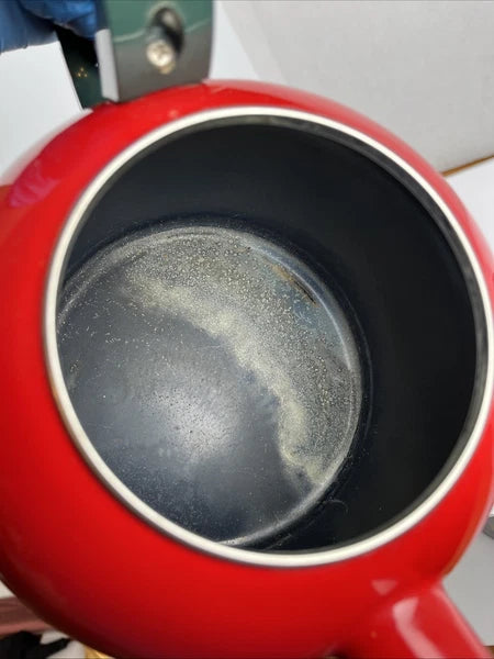 COPCO Red Apple Enamel Teapot Kettle Coffee Pot Kettle 2.5 Qt - Vintage