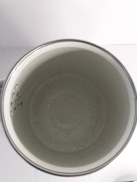 Enamelware Coffee Cocoa tea Pot Mitford Jan Karon Hallmark 8.5 " Tall  Holidays