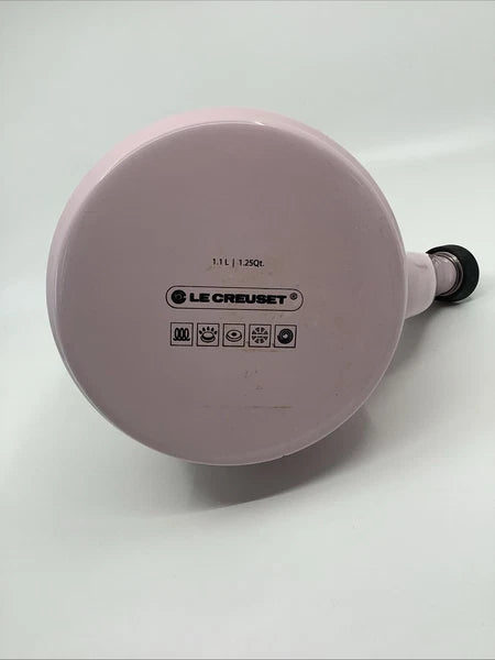 Le Creuset Pink Enamel Whistling Tea Kettle 1.25 Quart