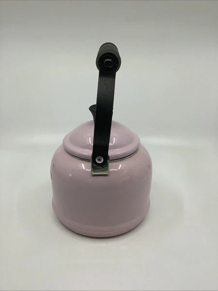 Le Creuset Pink Enamel Whistling Tea Kettle 1.25 Quart
