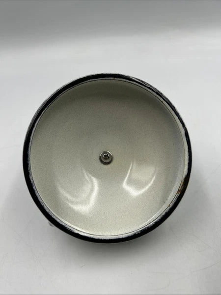 Vintage Pfaltzgraff Yorktowne Porcelain Enamel Tea Kettle with Blue Metal Handle