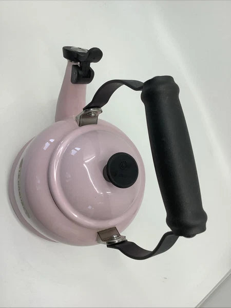 Le Creuset Pink Enamel Whistling Tea Kettle 1.25 Quart
