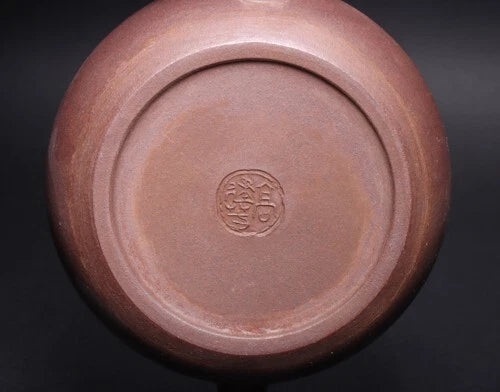 dark-red enameled pottery