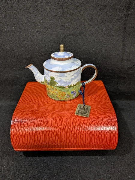 Charlotte D.Vita Mini Teapot Monet Poppies #R593 NIB
