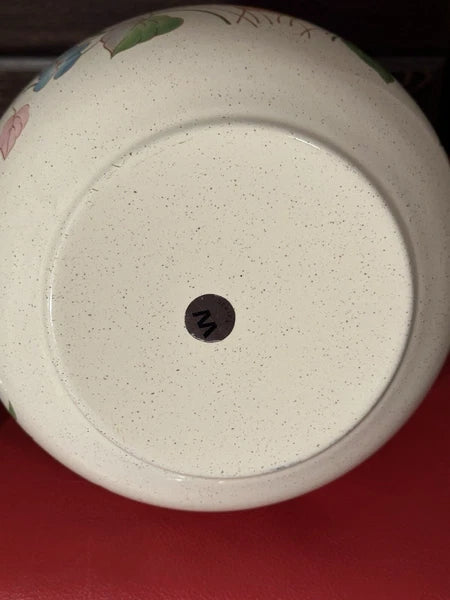 Vintage Large Teapot, Flowers,