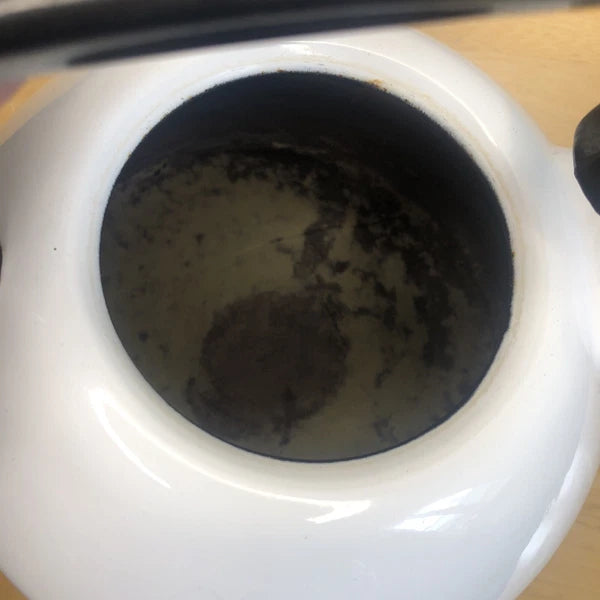 Vintage MCM Villeroy & Boch ACAPULCO Enamel Kettle Stove Top RETRO Teapot