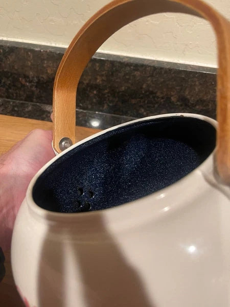 Baker Hart & Stuart Porcelain Enamelware kettle