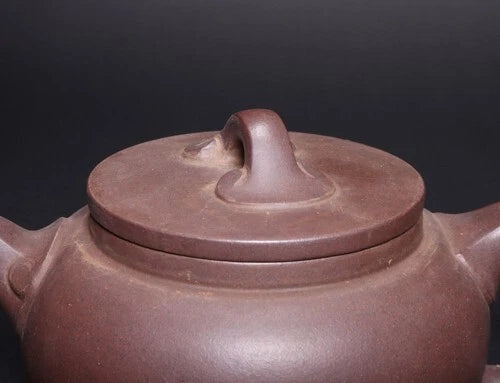 dark-red enameled pottery