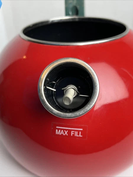 COPCO Red Apple Enamel Teapot Kettle Coffee Pot Kettle 2.5 Qt - Vintage