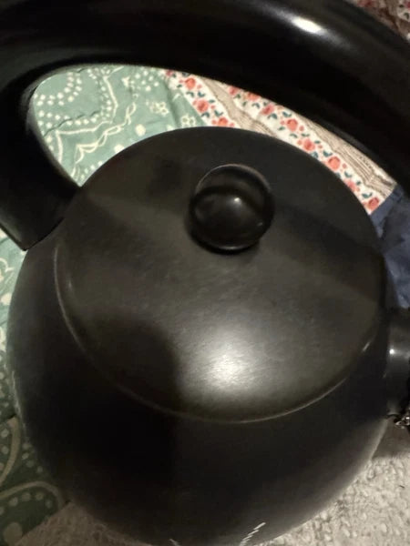 Vintage Rare MM Kamenstein Novelteas TeaCatty Cat Head Whistling Tea Pot