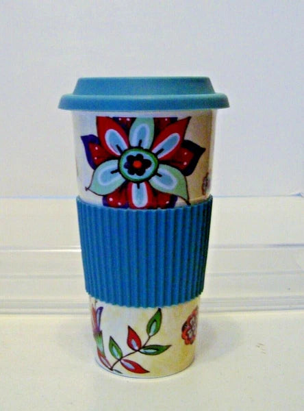 Vintage YELLOW Enamel Teapot with Wood & Metal Handle