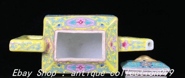 5.9" Yongzheng Enamel Colour Porcelain Gilt Flower Pattern Wine Tea Pot Flagon