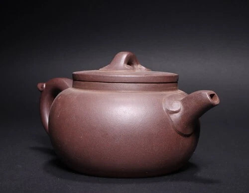 dark-red enameled pottery