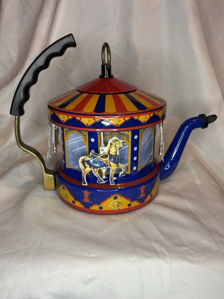 MKI Kamenstein World of Motion Teapot Carousel WITH SPOUT For Display/Parts only