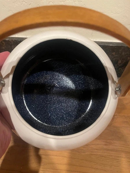 Baker Hart & Stuart Porcelain Enamelware kettle