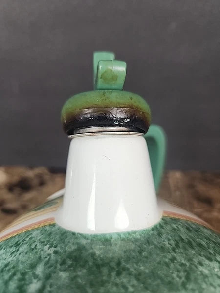 Pfaltzgraff French Quarter Tea Kettle Teapot Enamel on Steel Read Description